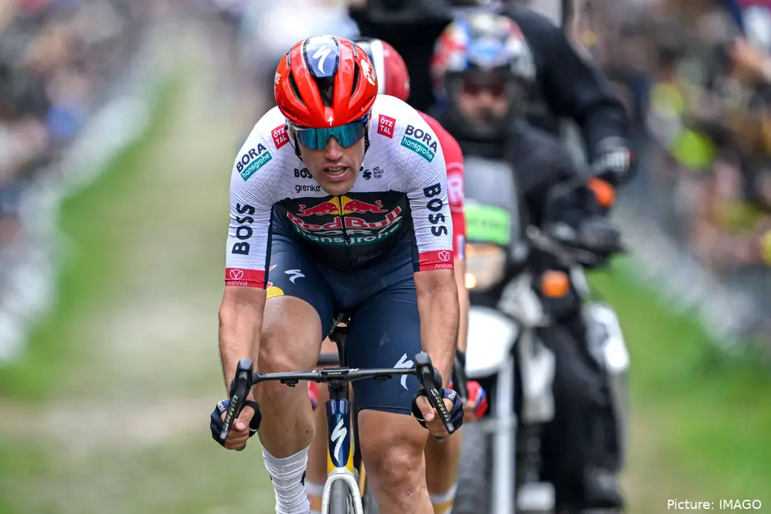 Oier Lazkano corrió la temporada 2025 para el Red Bull - BORA - hansgrohe