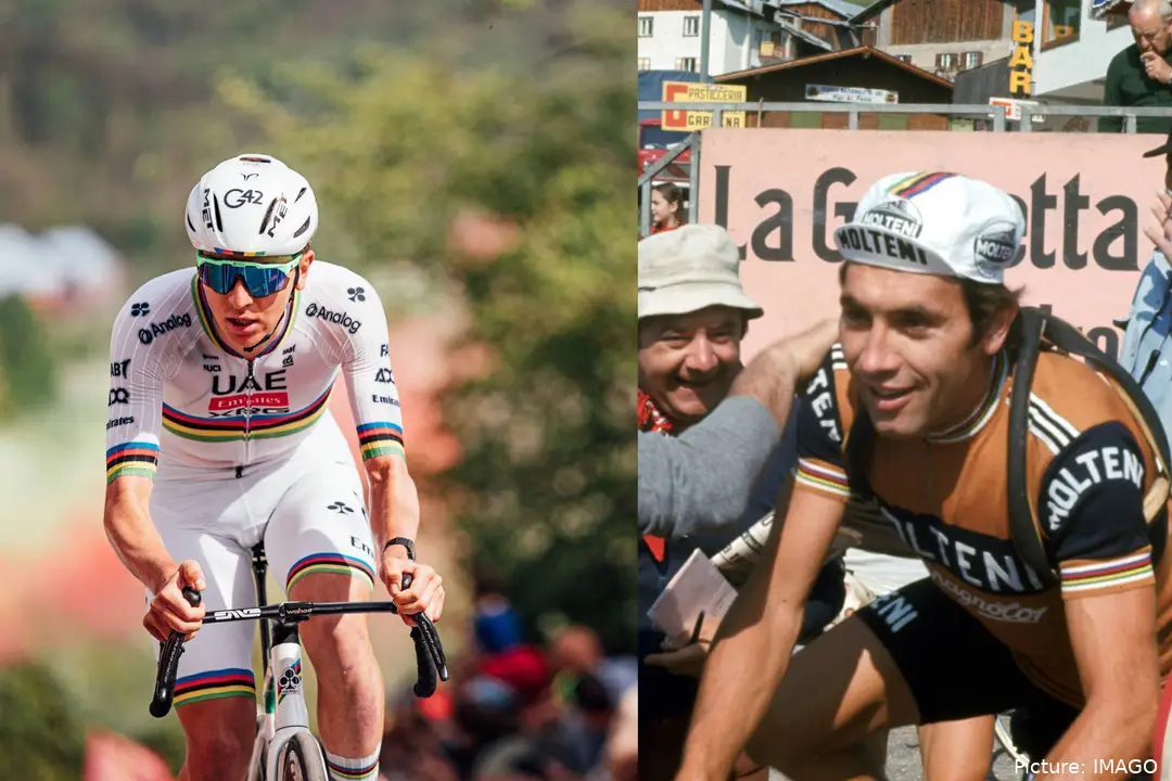 Tadej Pogacar já está às portas do top 10 do ranking dos ciclistas com mais pontos da história
