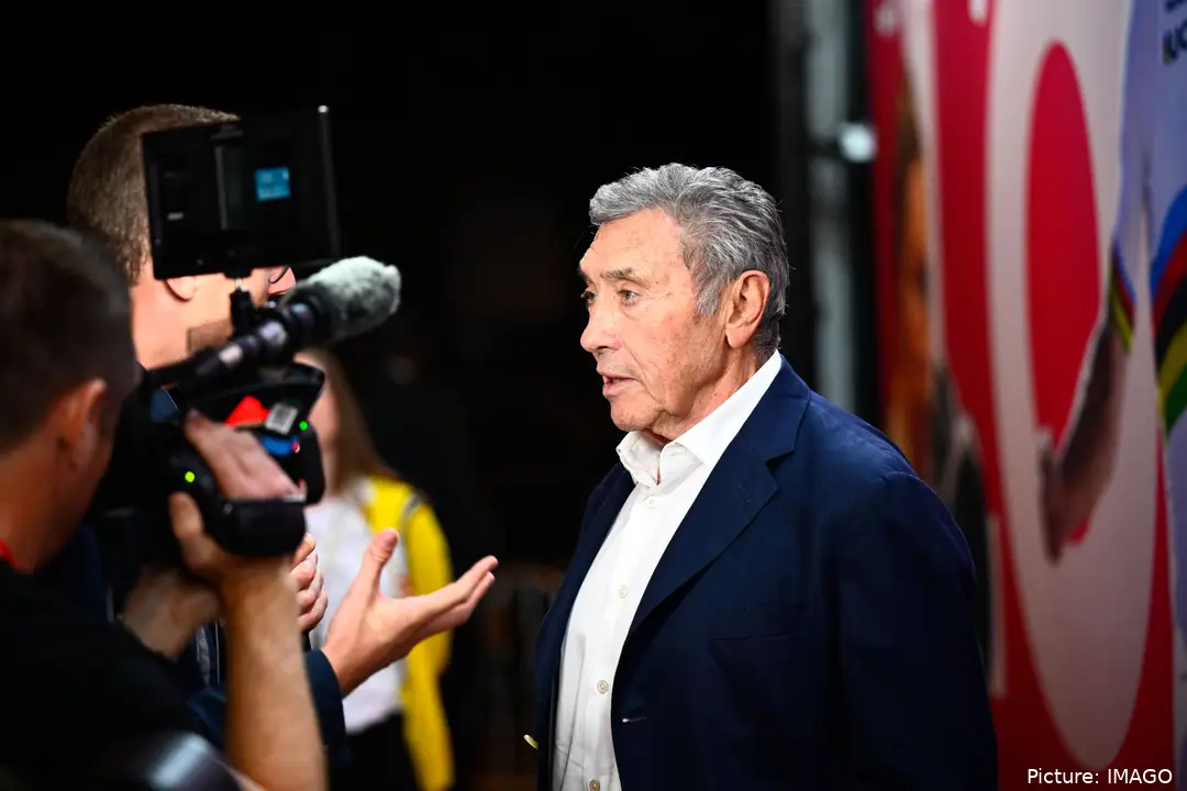 Eddy Merckx desafiou Pogacar e Evenepoel a baterem o recorde da hora.