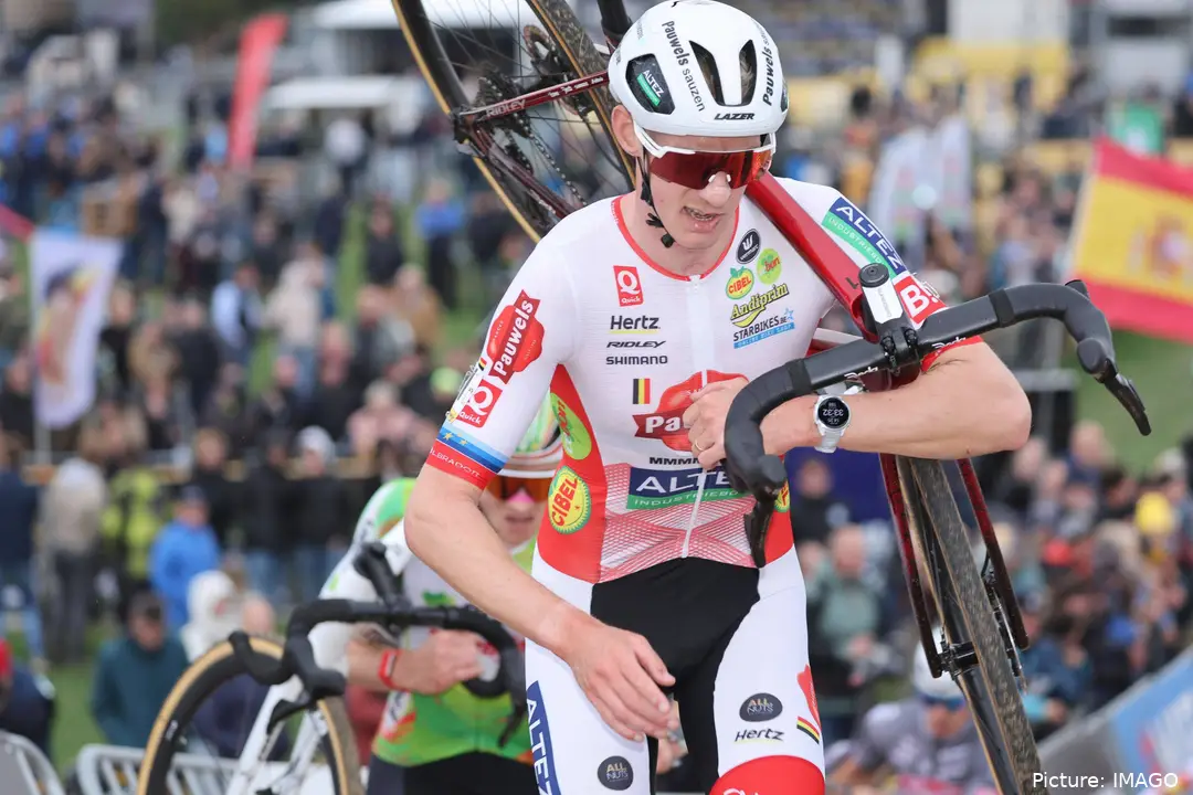 Michael Vanthourenhout in Aktion.