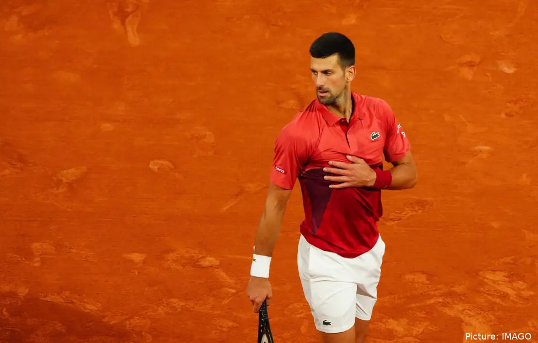 Novak Djokovic at French Open