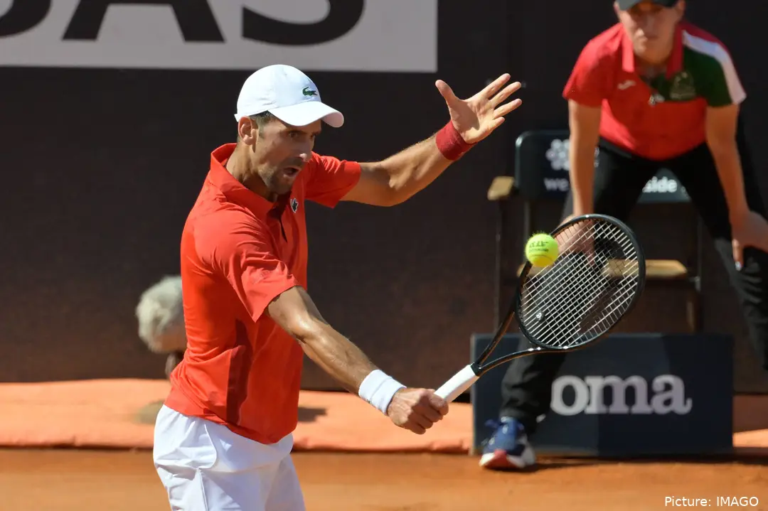 Djokovic is&nbsp;is 12-5 on the season