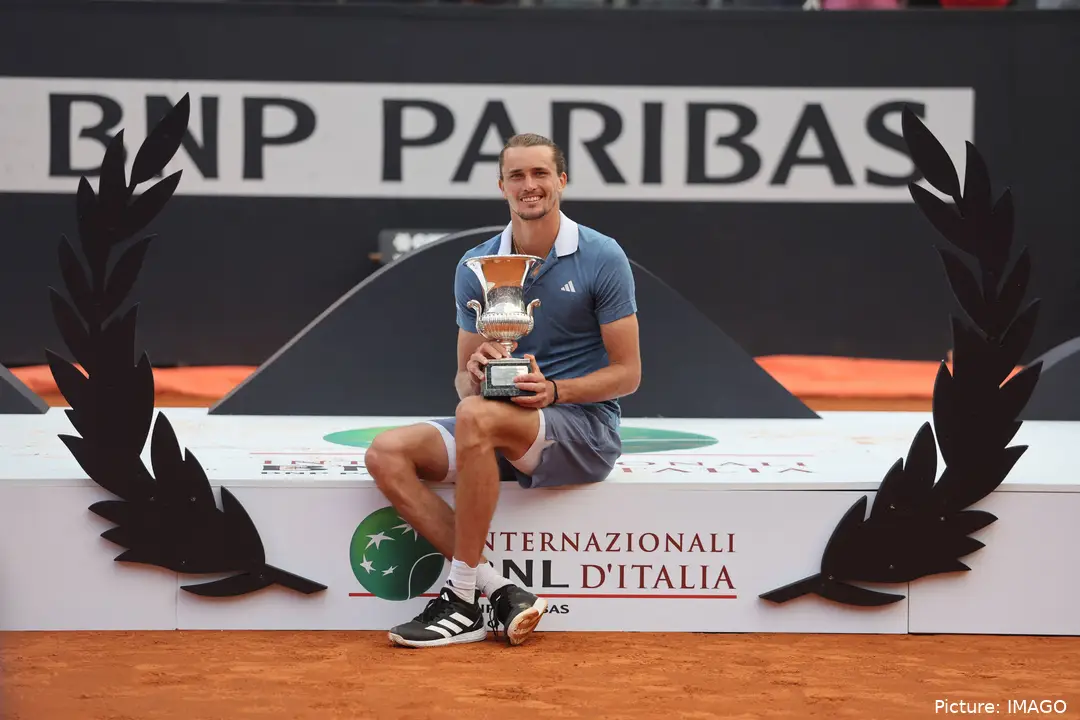 Zverev se proclamó campeón del Abierto de Roma 2024, tras vencer en la final a Nicolas Jarry (6-4 y 7-5)