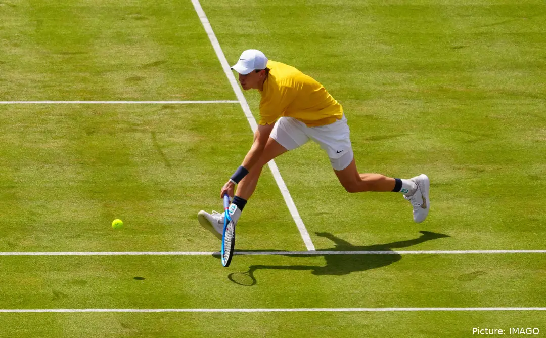 Jack Draper at Queen's Club Championship two weeks ago.