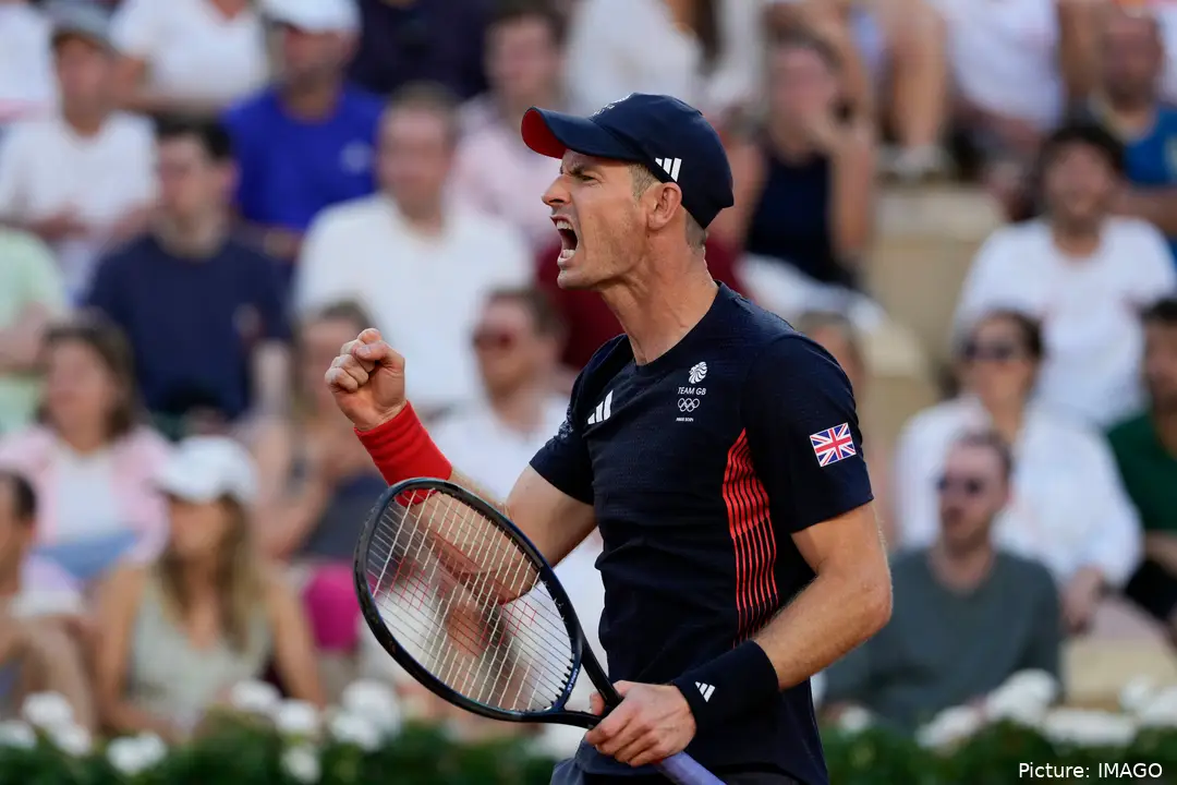 Andy Murray en París 2024.