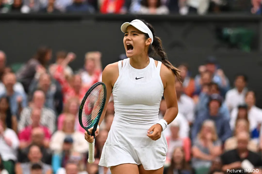 Raducanu en alza: La británica es una de las grandes promesas de la semana tras Wimbledon.