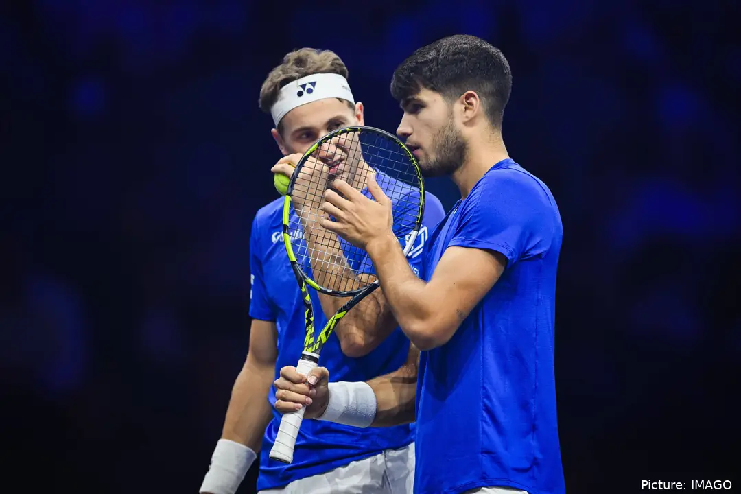 Alcaraz and Ruud laver cup 2024