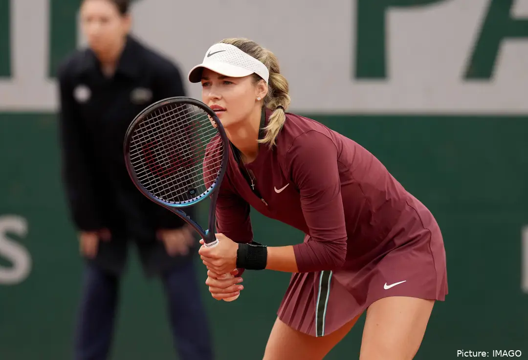 Anna Kalinskaya getting ready to return