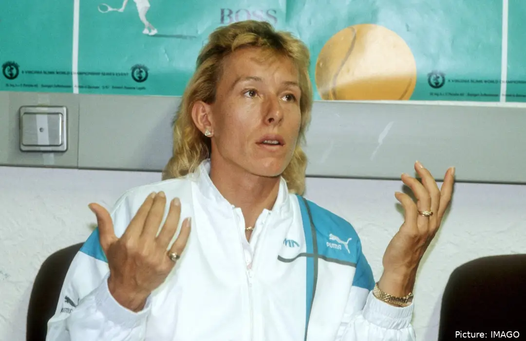 Navratilova in 1985.