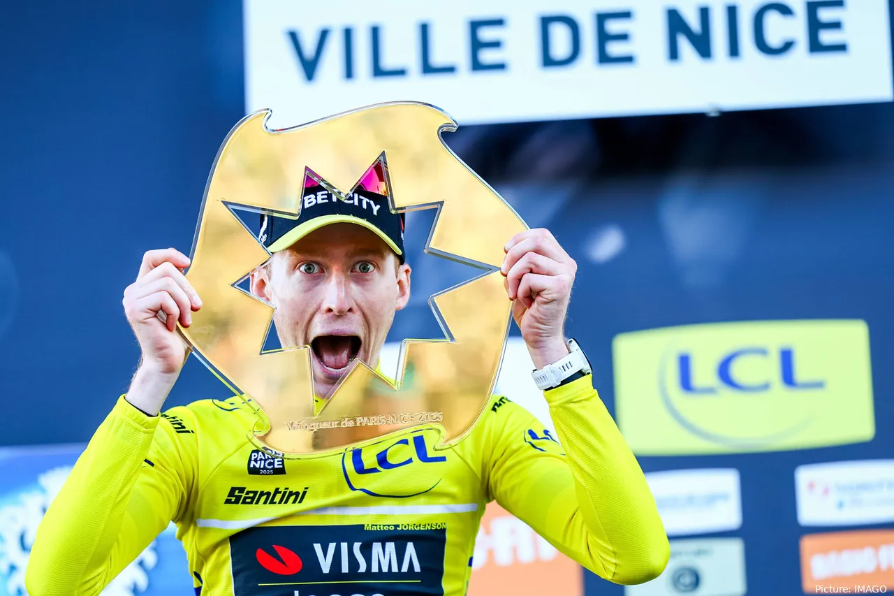 Matteo Jorgenson, doble ganador de París-Niza.&nbsp;