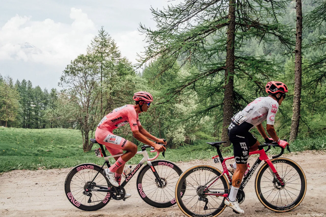 Isaac del Toro, en la Finestre en el Giro de Italia.&nbsp;