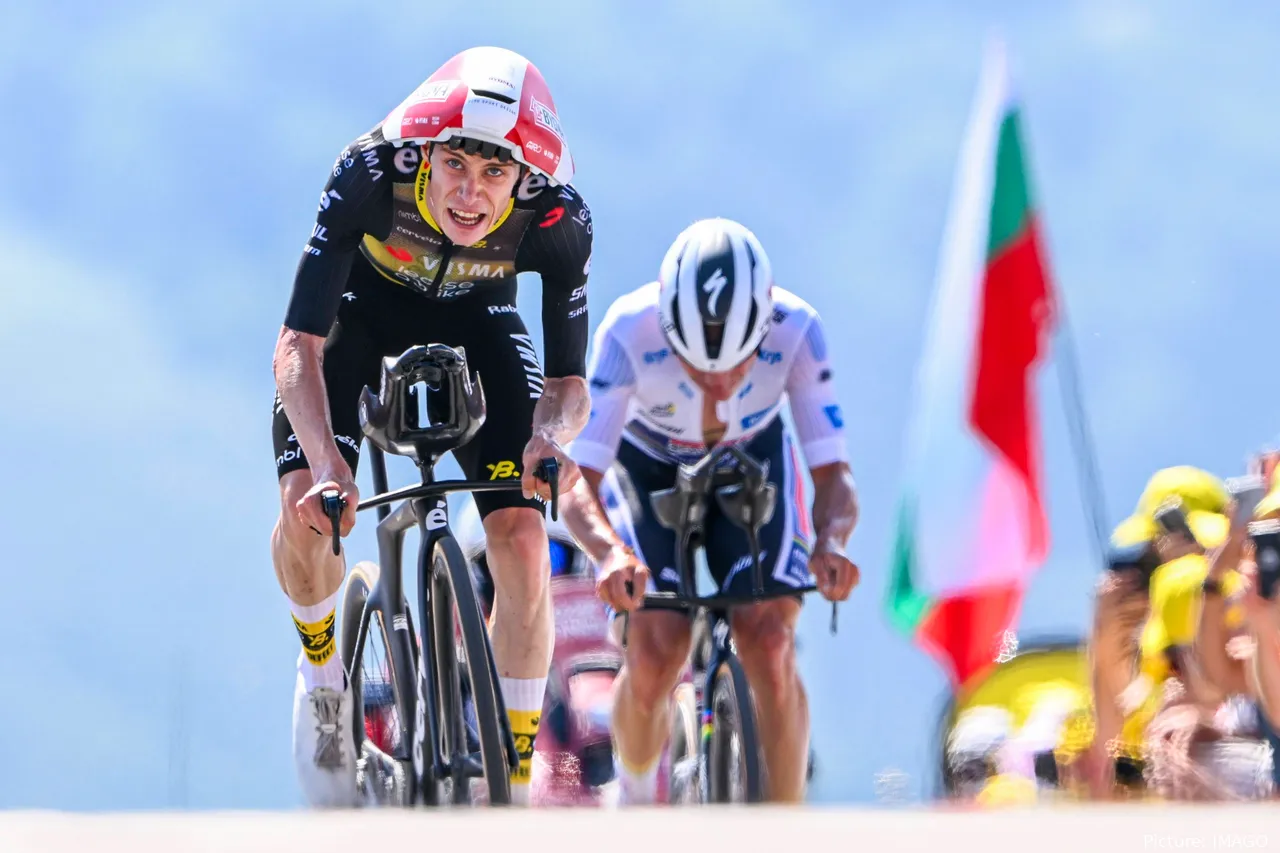Vingegaard pasó a Remco en la cronoescalada del Tour de Francia.