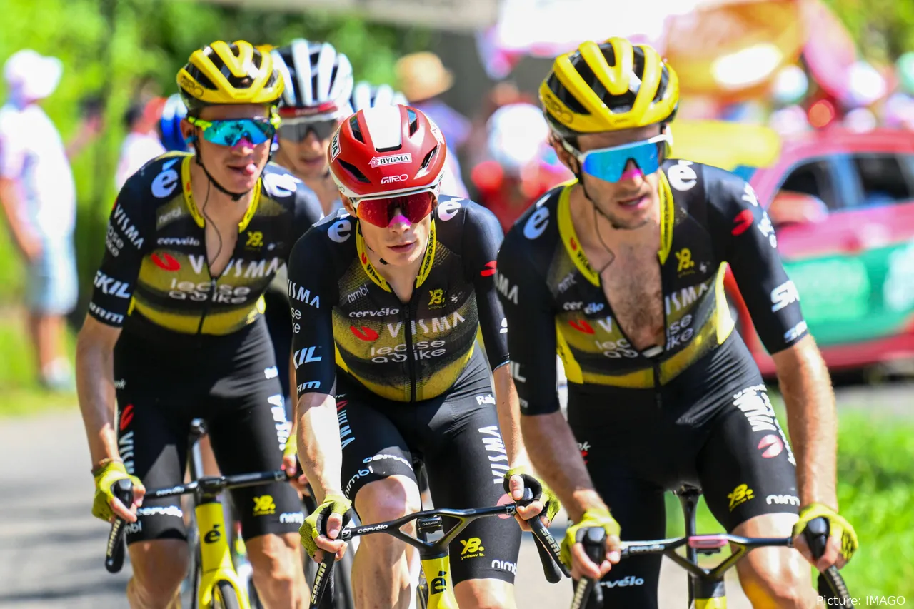 Visma se hundió en la etapa 12 del Tour de Francia