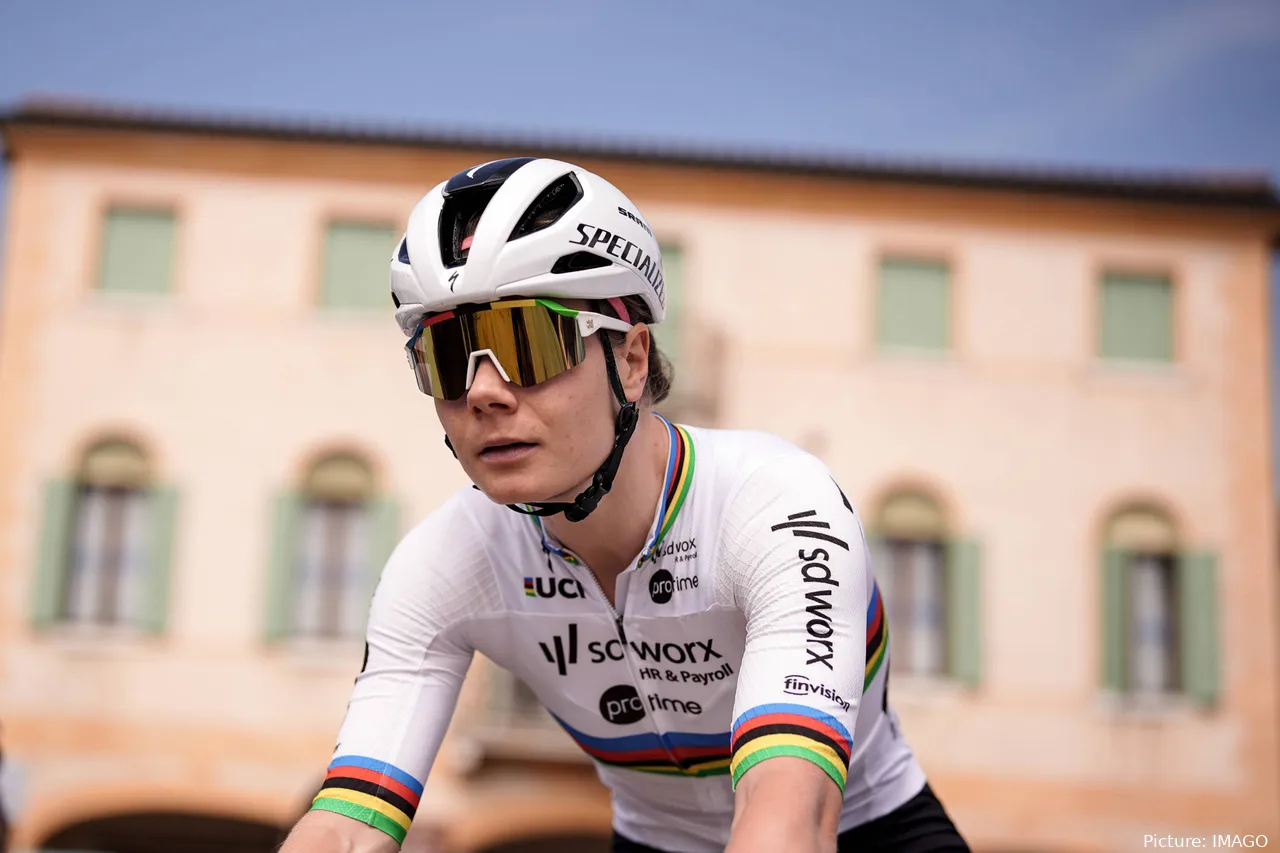 Lotte Kopecky, actual campeona Mundial.