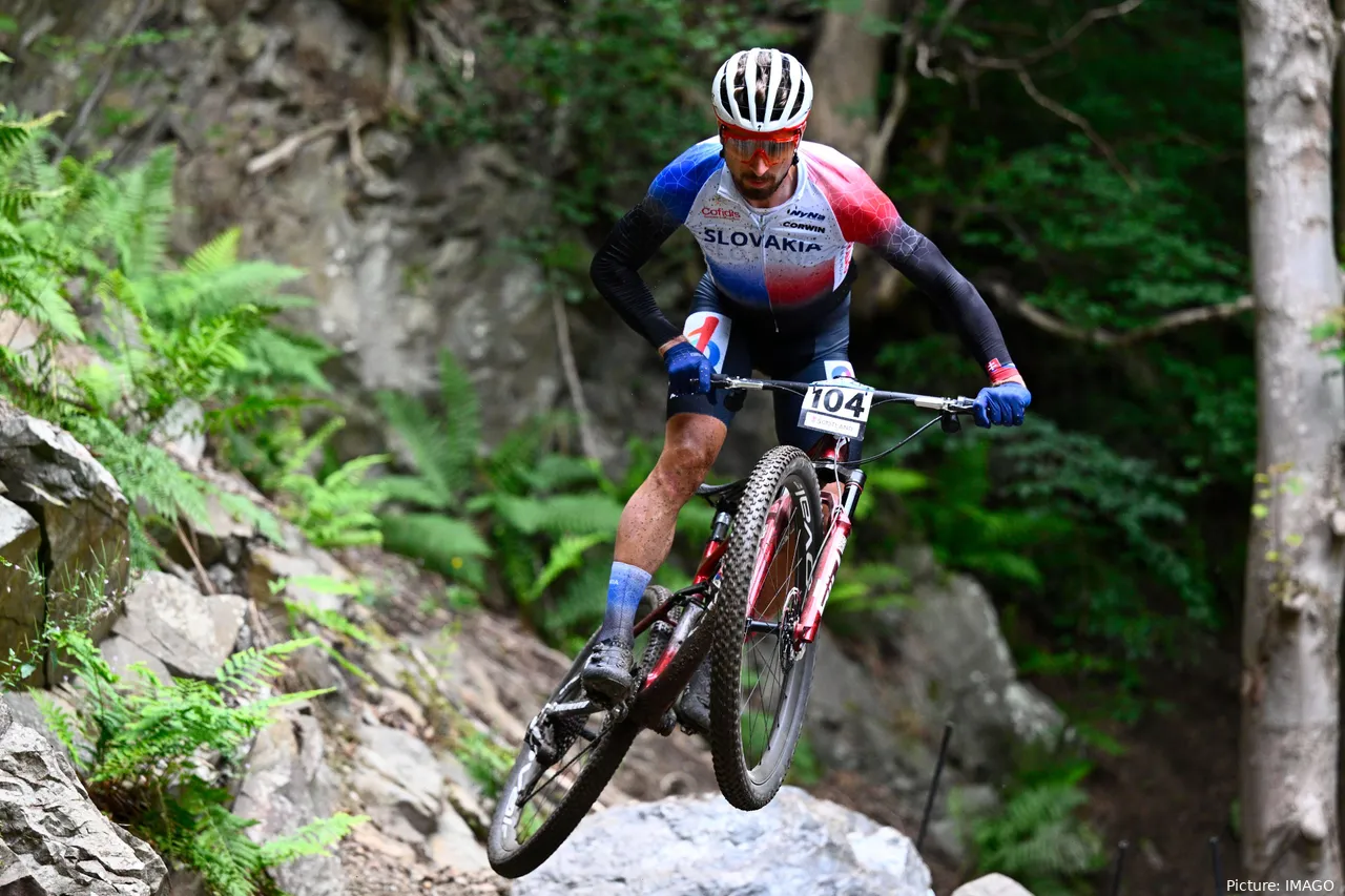 Peter Sagan during the UCI Mountain Bike World Championships