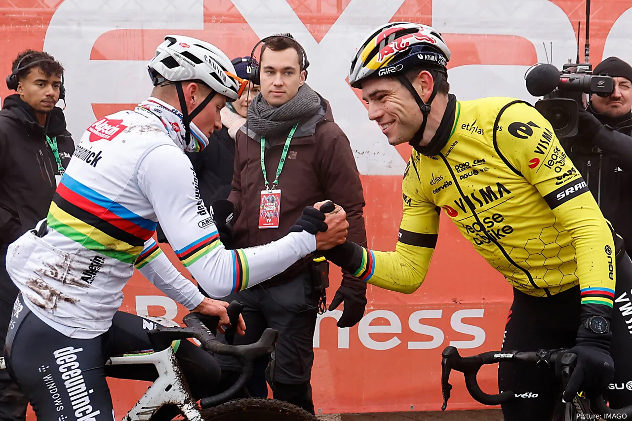 Mathieu van der Poel e Wout van Aert ganharam, entre ambos, 9 dos últimos 10 campeonatos do mundo de Ciclocrosse