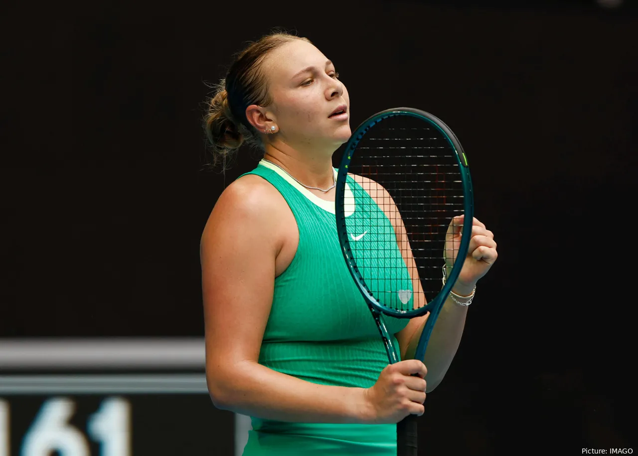 Amanda Anisimova en el Open de Australia 2024