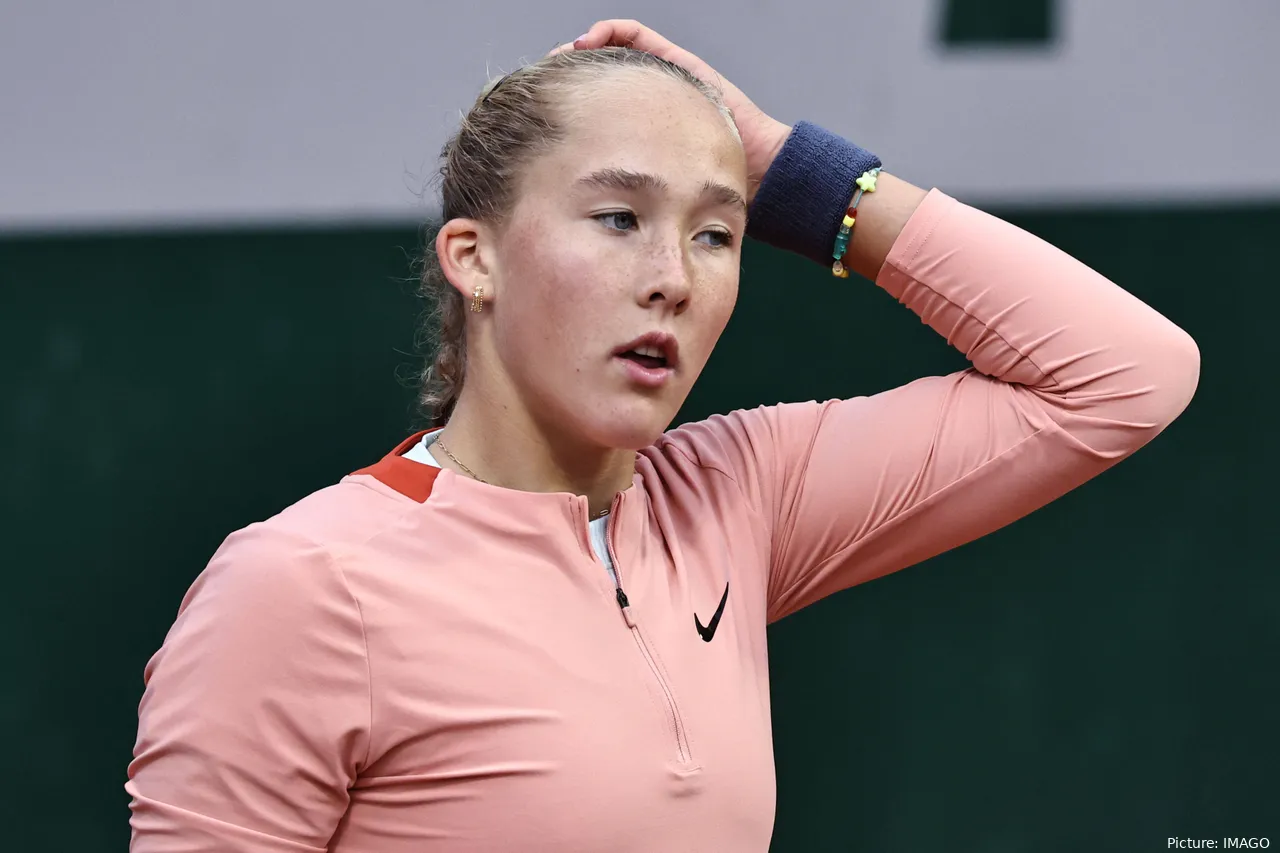 El prodigio que se interpone en el camino de Aryna Sabalenka es Mirra Andreeva, de 17 años.