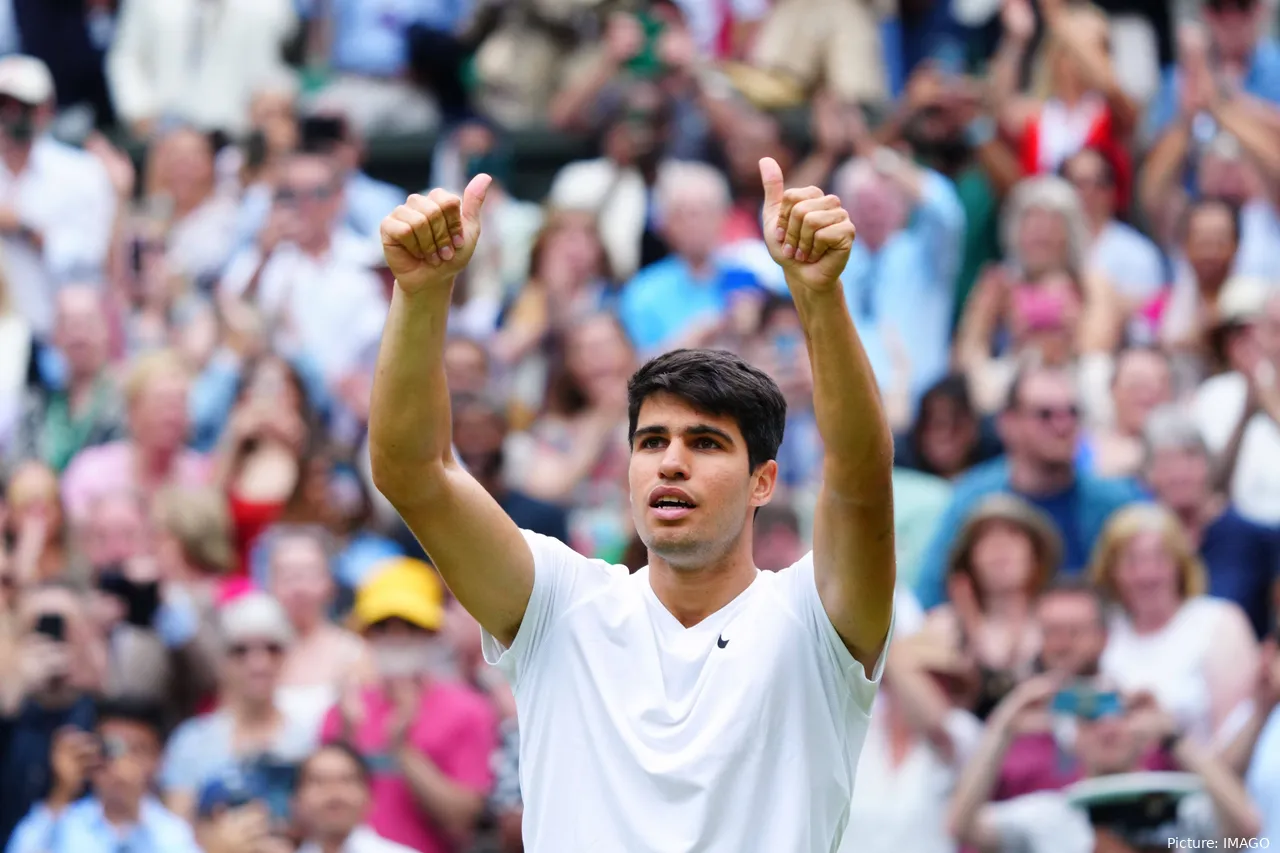 Carlos Alcaraz returns to the site of his epic win 12 months ago.