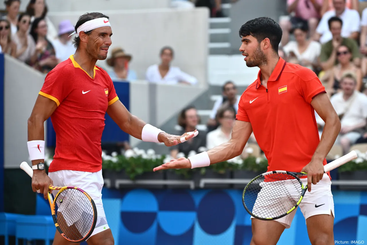 Rafael Nadal and Carlos Alcaraz Olympic Games 2024