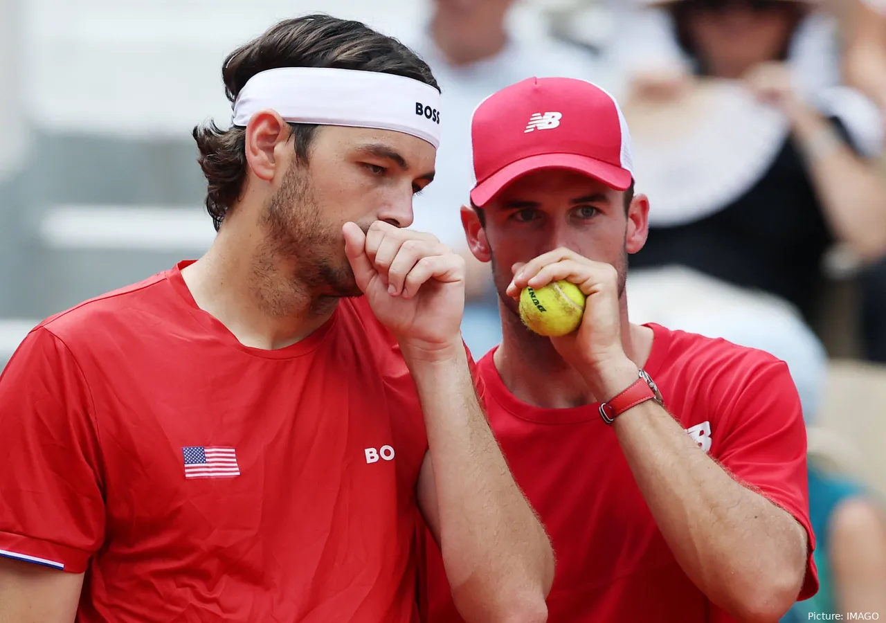 Taylor Fritz y Tommy Paul en los Juegos Olímpicos de 2024.