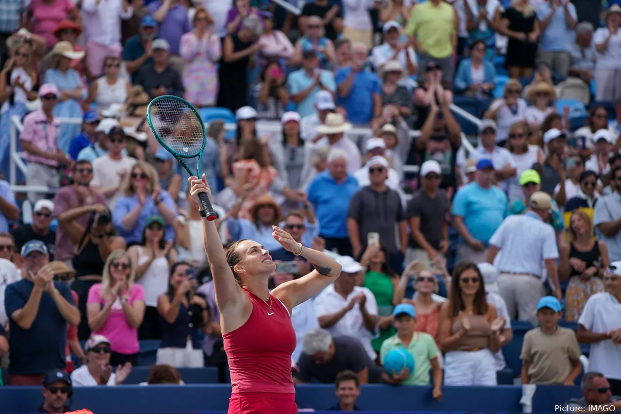 Aryna Sabalenka will aim to continue her campaign.