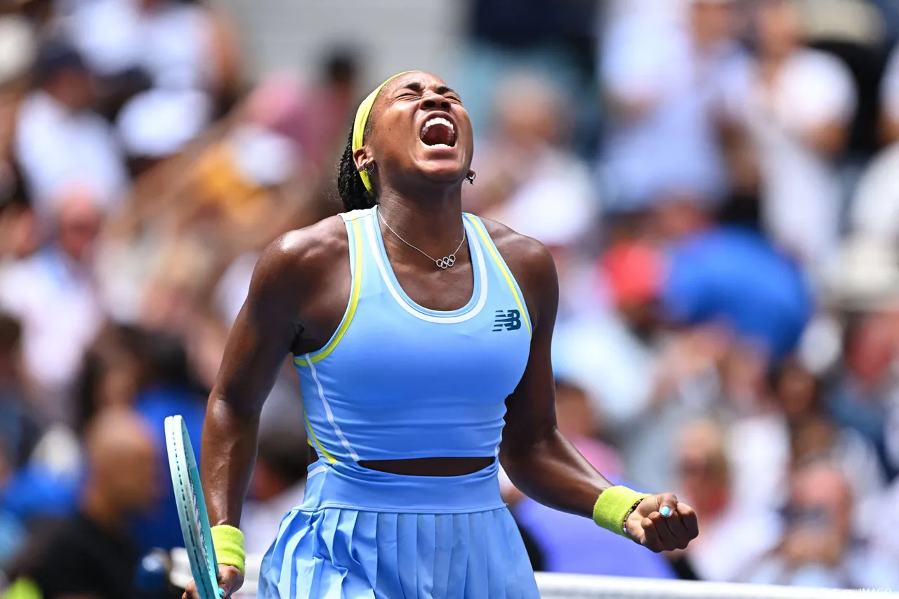 Coco Gauff en el US Open 2024.