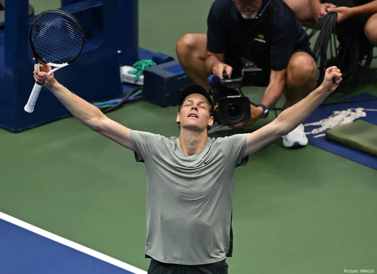 Jannik Sinner en el US Open 2024.