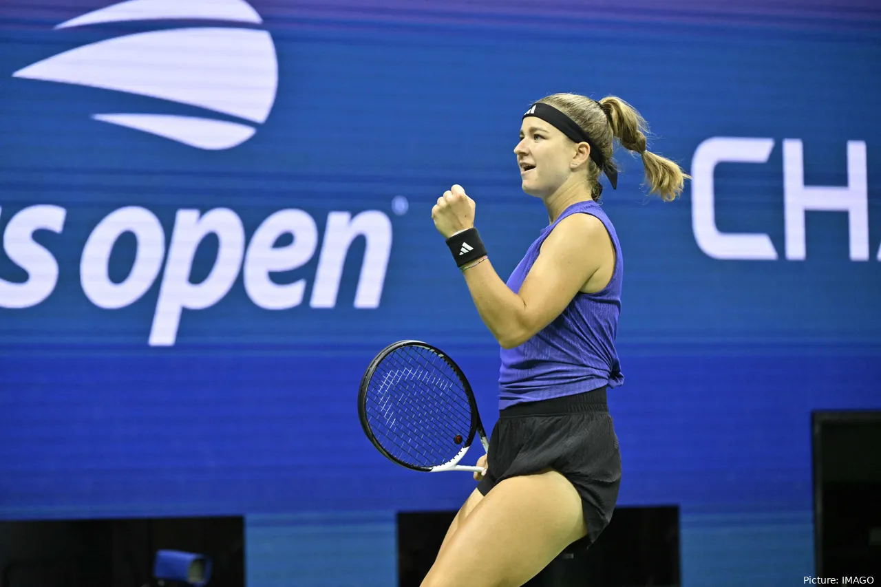 Karolina Muchova bei den US Open 2024.