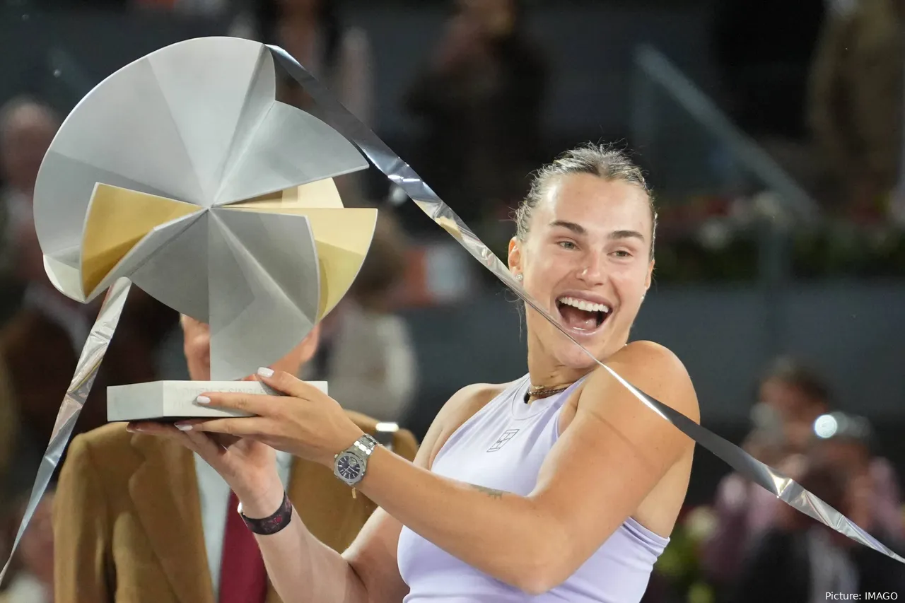 Sabalenka gewann ihren dritten Titel bei den Madrid Open, nachdem sie im Finale Coco Gauff besiegt hatte.