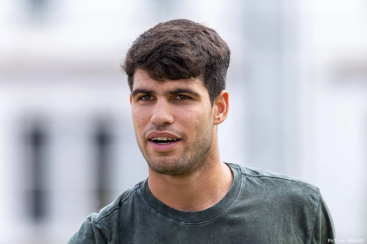Carlos Alcaraz at Queen's Club.