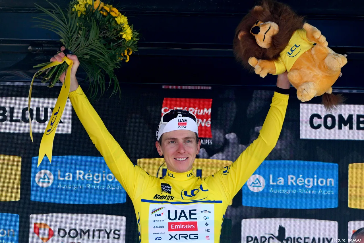 Pogacar domineerde de bergetappes van Critérium du Dauphiné