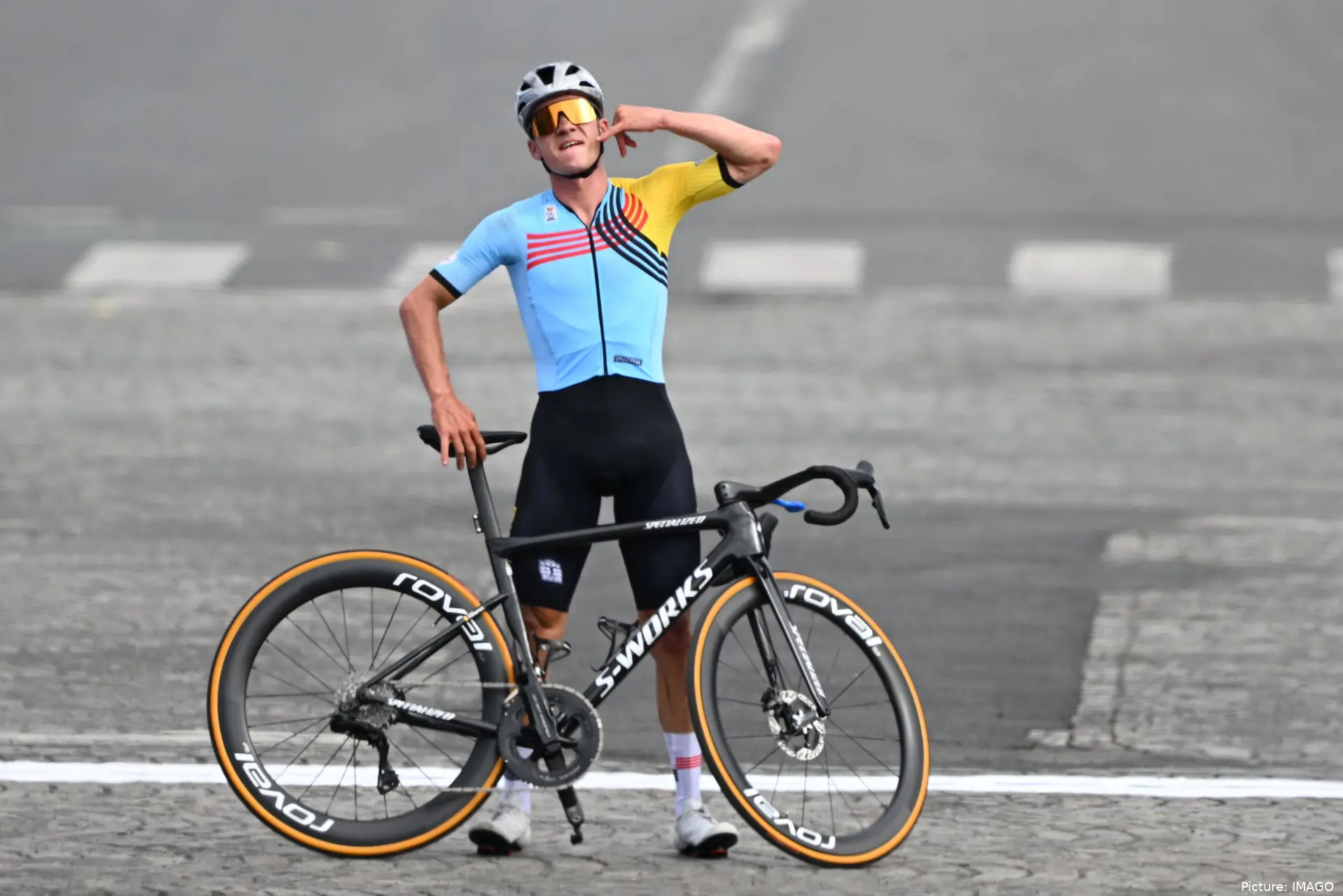 Remco Evenepoel, campeón olímpico en París.