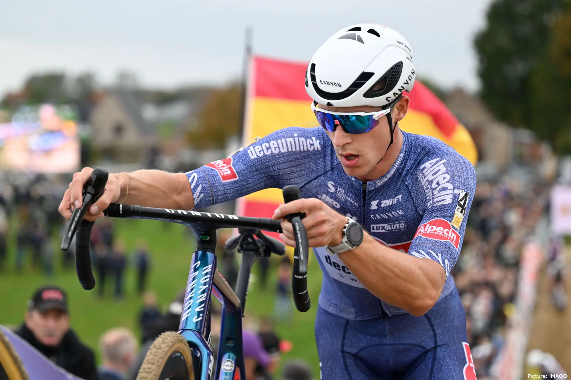 Niels Vandeputte, con el maillot del Alpecin-Deceuninck