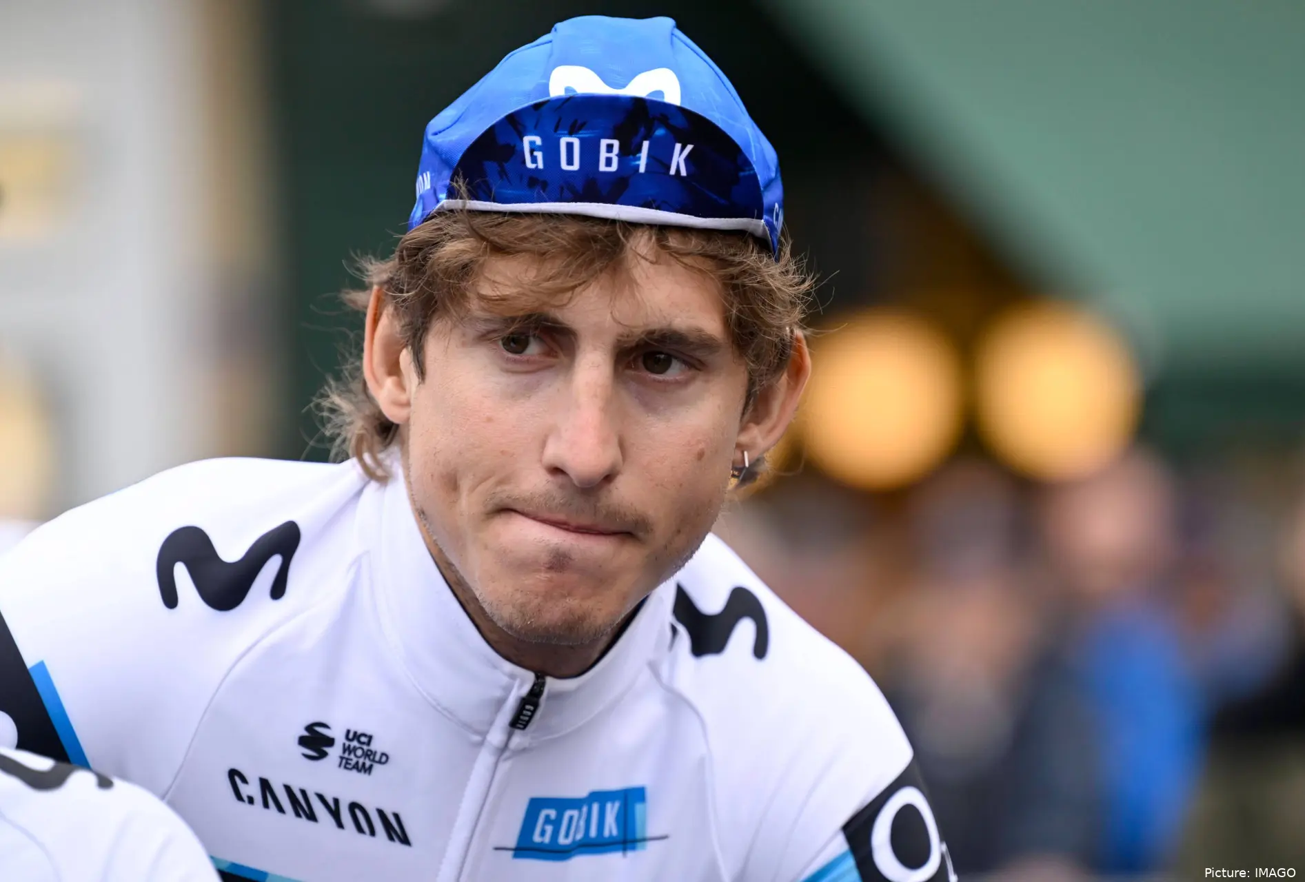 García Cortina, en la temporada 2025 con Movistar Team