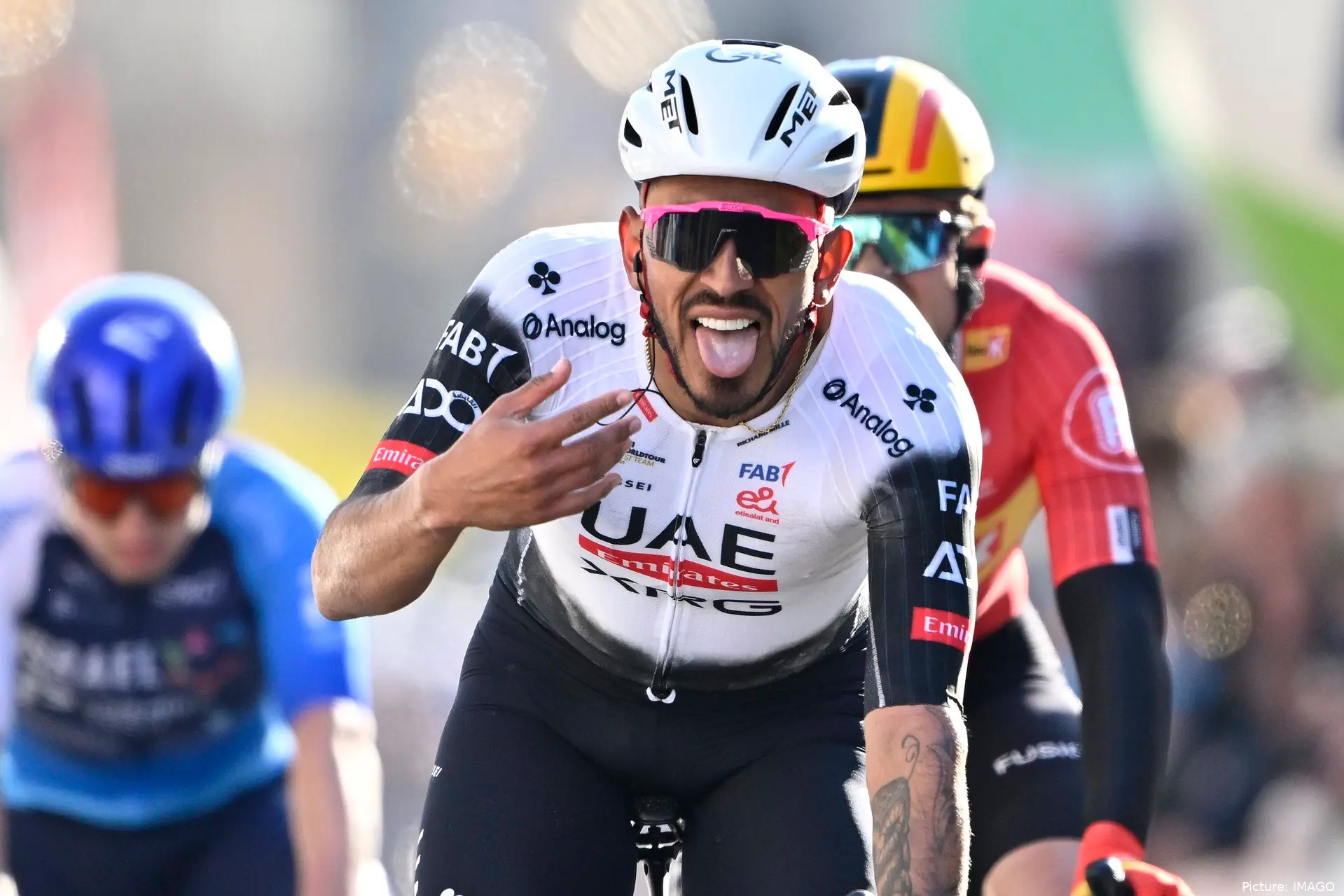 Juan Sebastián Molano, esprinter de UAE