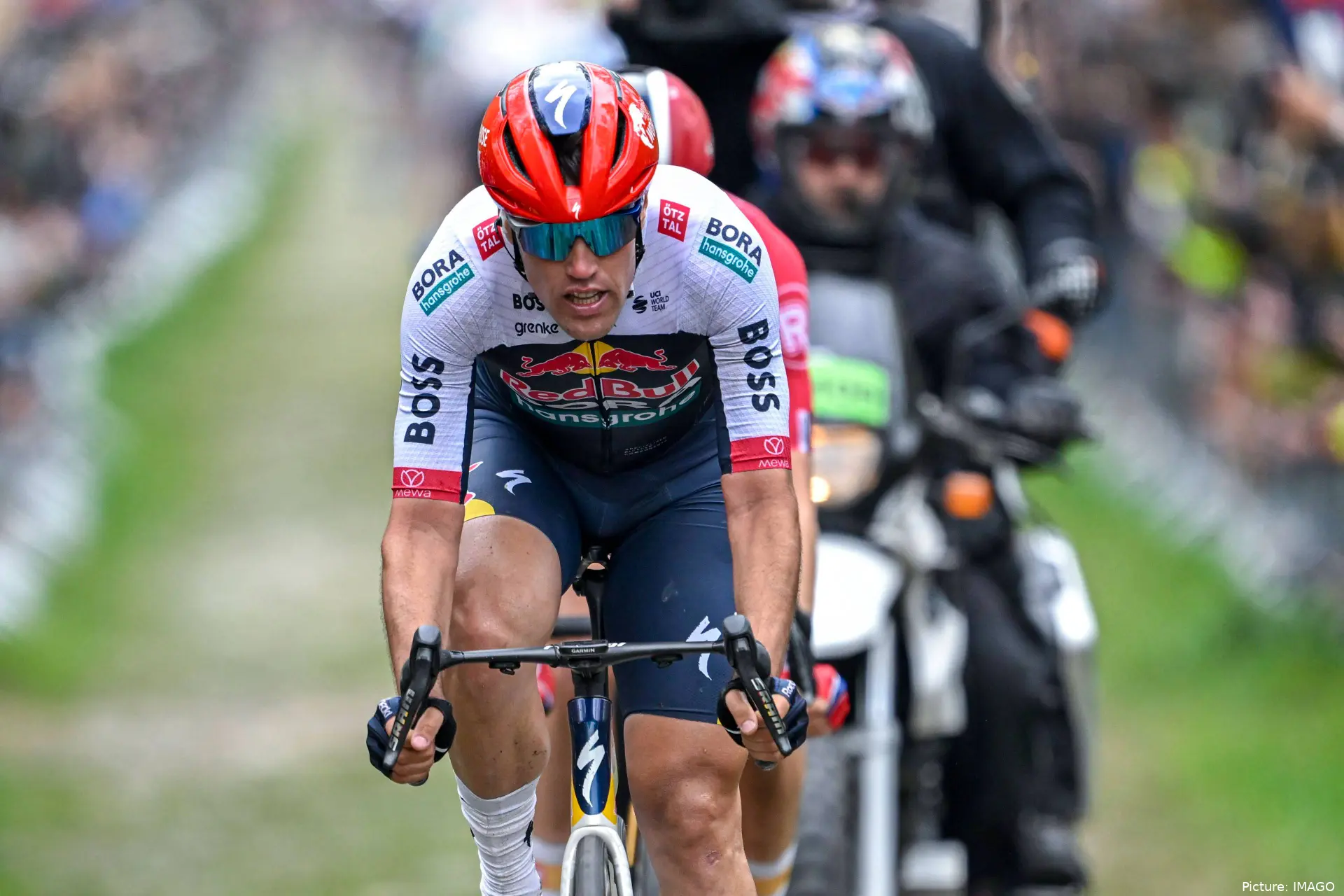 Oier Lazkano corrió la temporada 2025 para el Red Bull - BORA - hansgrohe