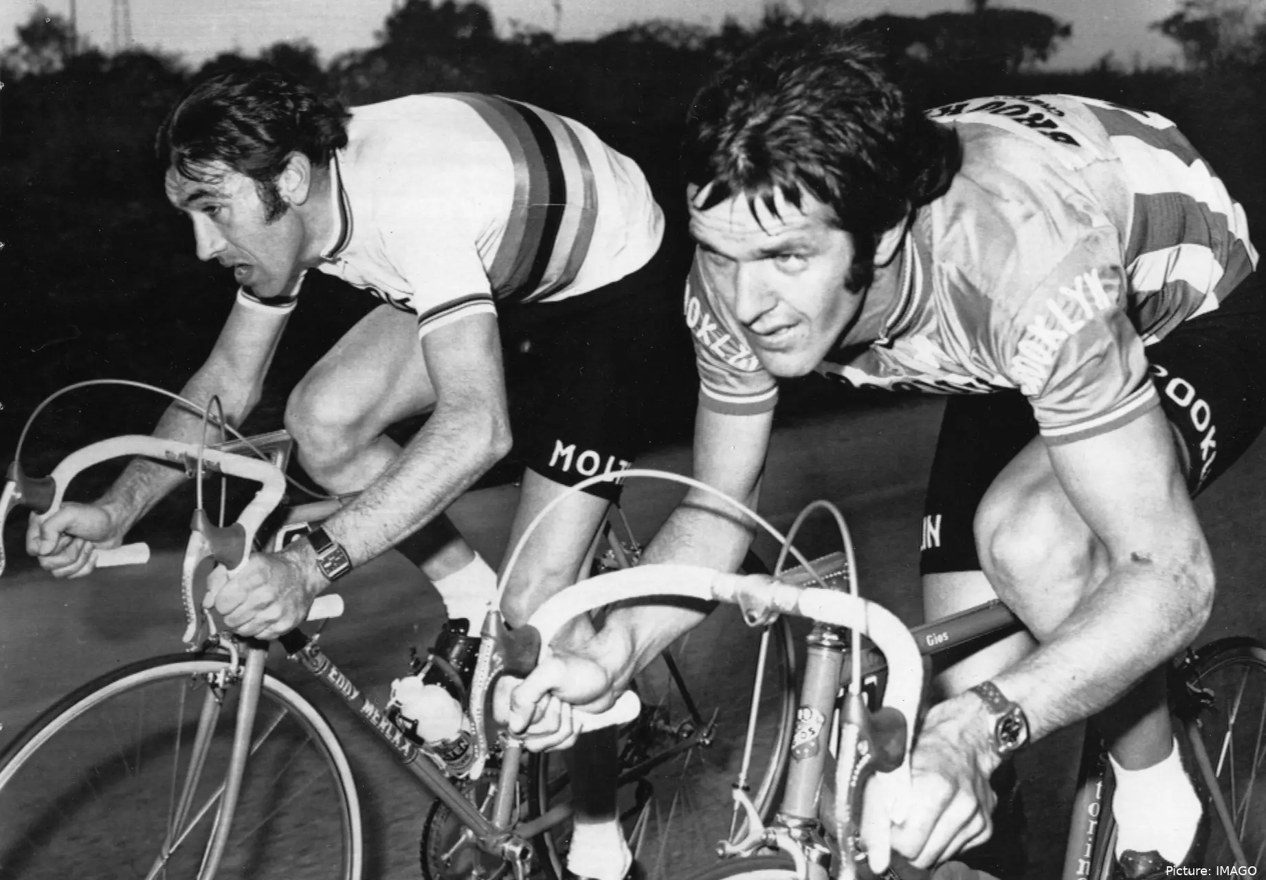 Eddy Merckx mit Roger de Vlaeminck