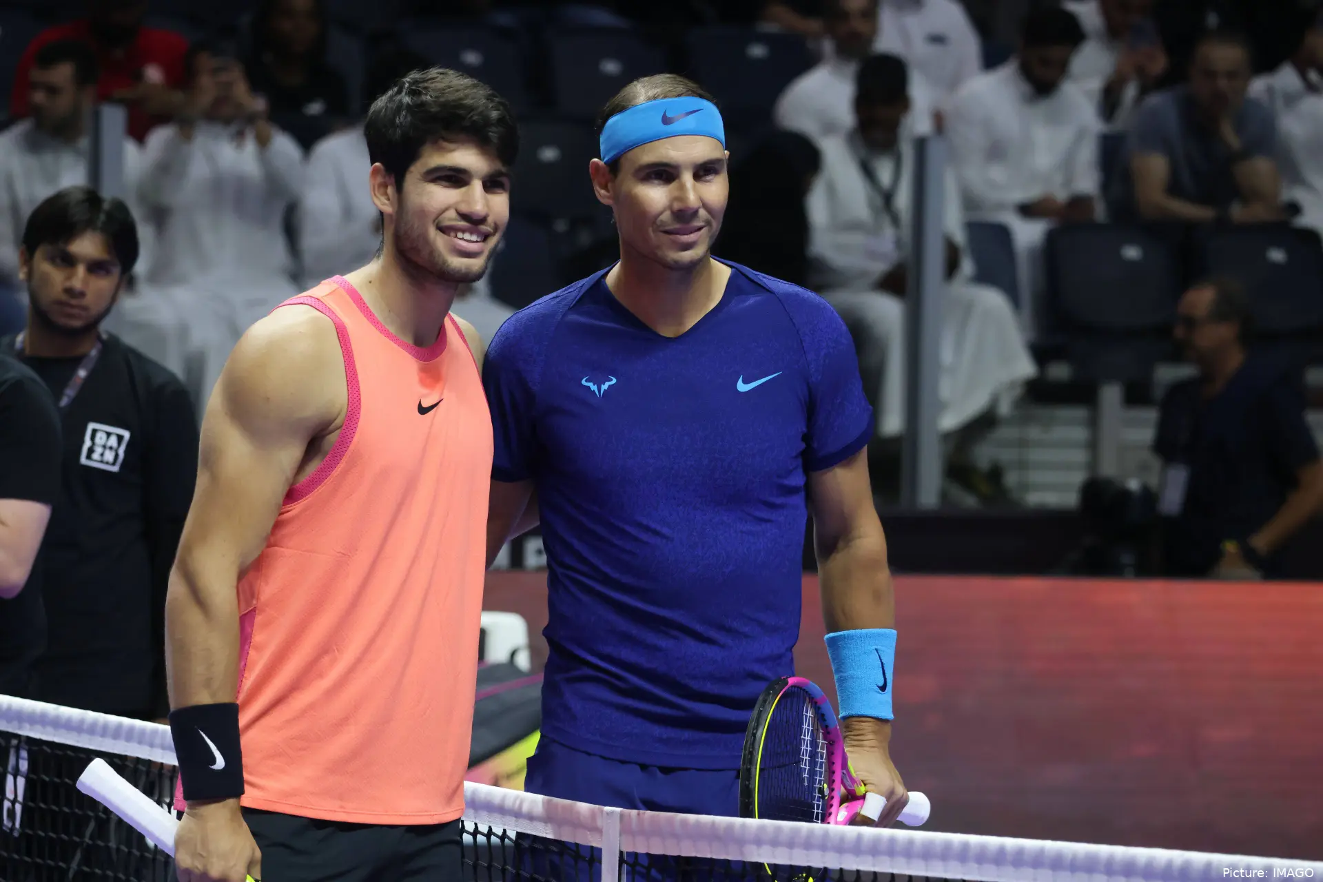 Spanish stars Carlos Alcaraz and Rafael Nadal set to meet on court