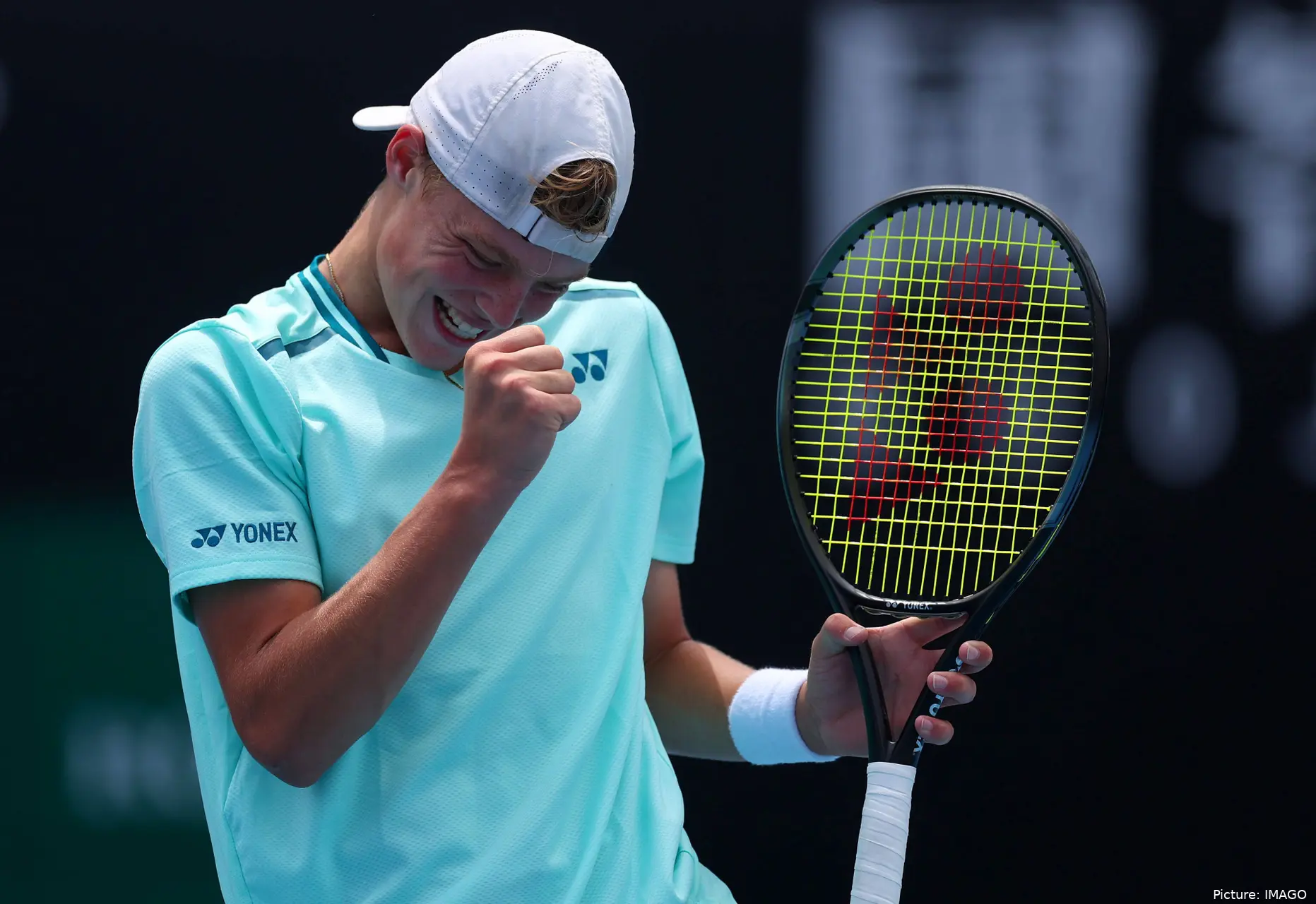 Cruz Hewitt celebrating
