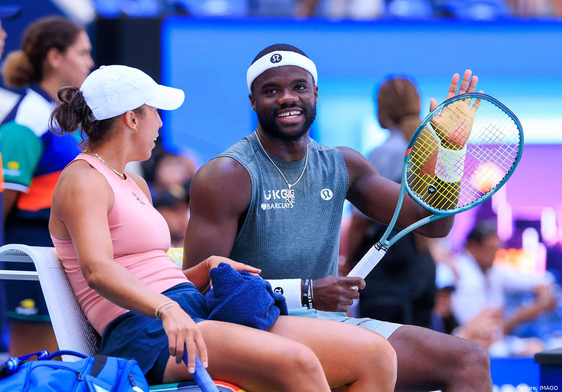 Madison Keys and Frances Tiafoe competed together at the 2025 US Open mixed doubles