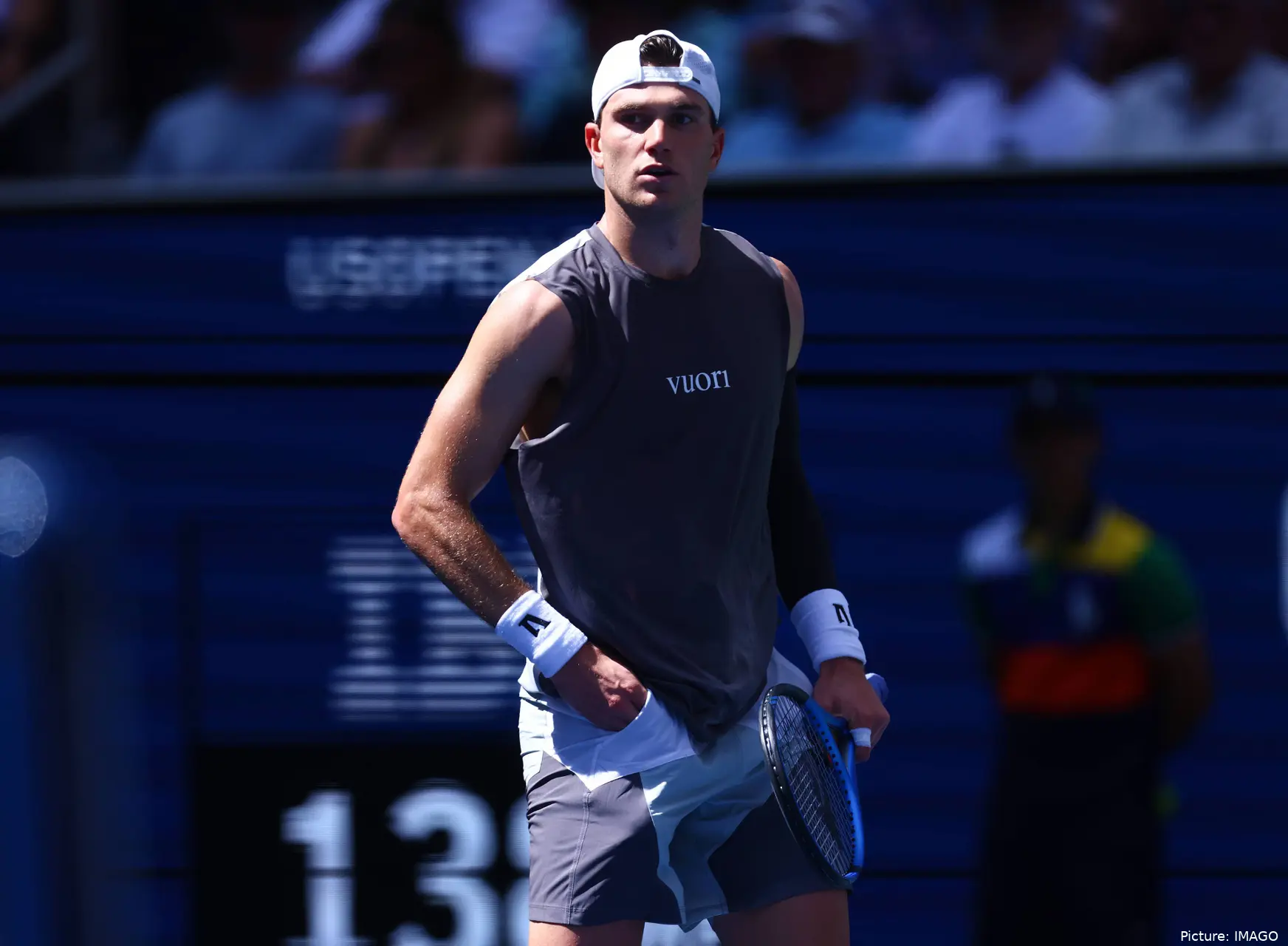 Jack Draper durante el US Open.