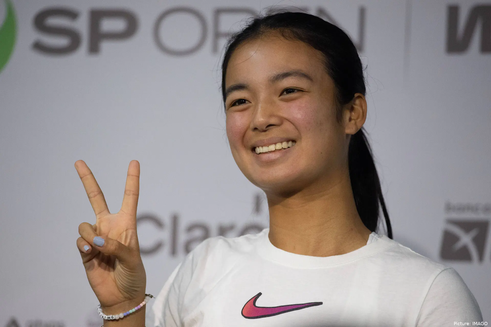 Alexandra Eala ahead of competing at the 2025 Sao Paulo Open