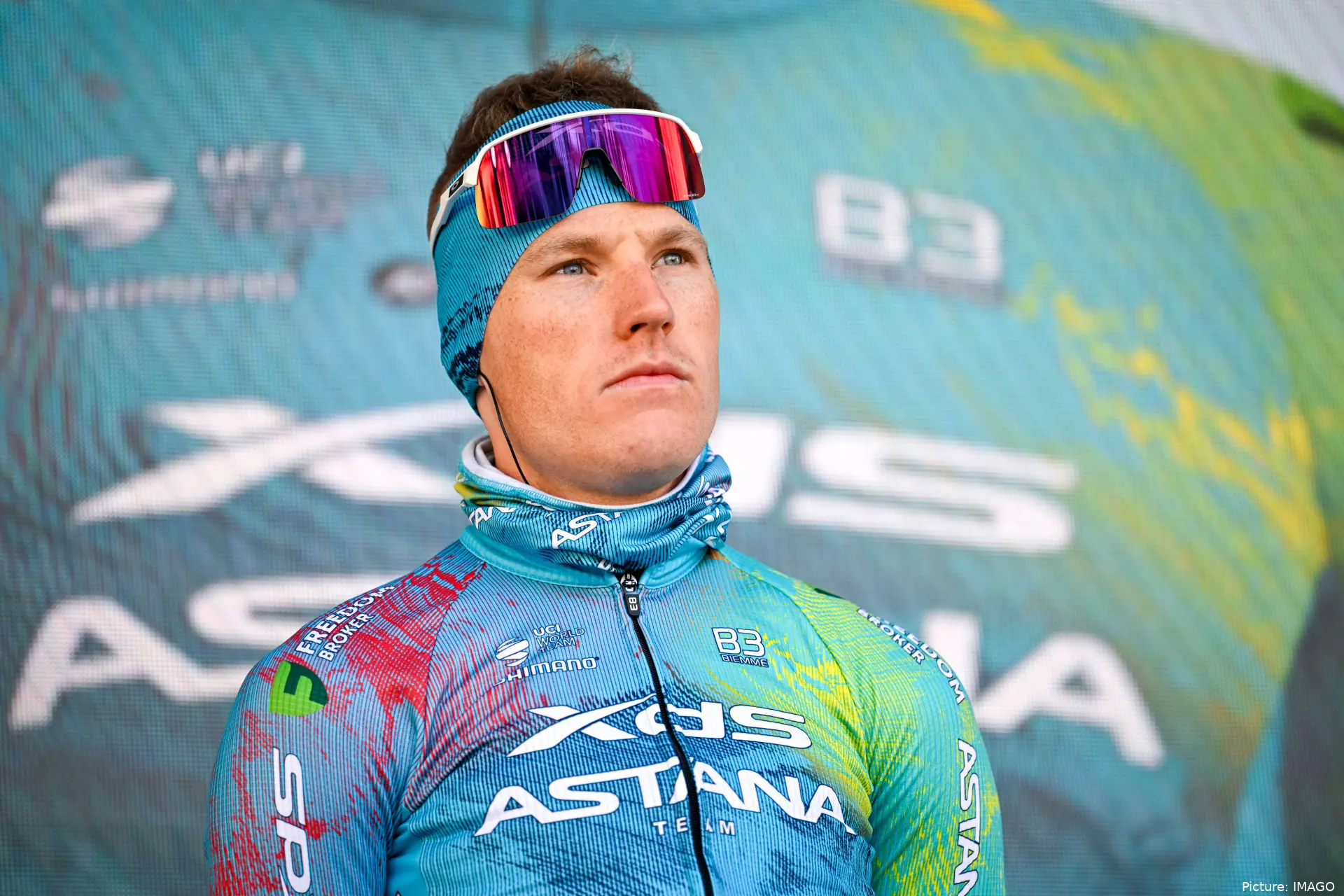 Mike Teunissen in Astana-tenue