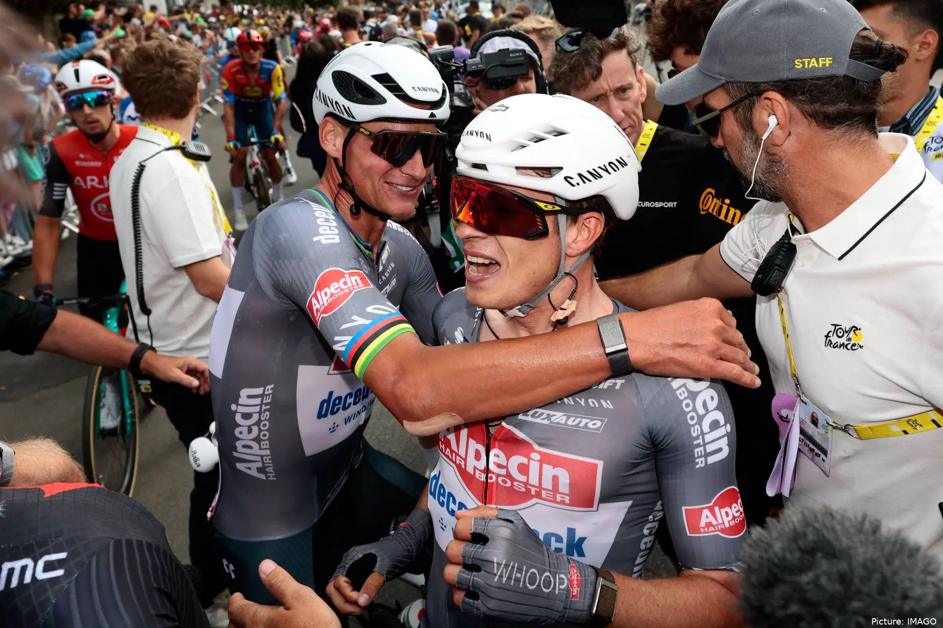 Van der Poel en Philipsen vieren een Tourritzege