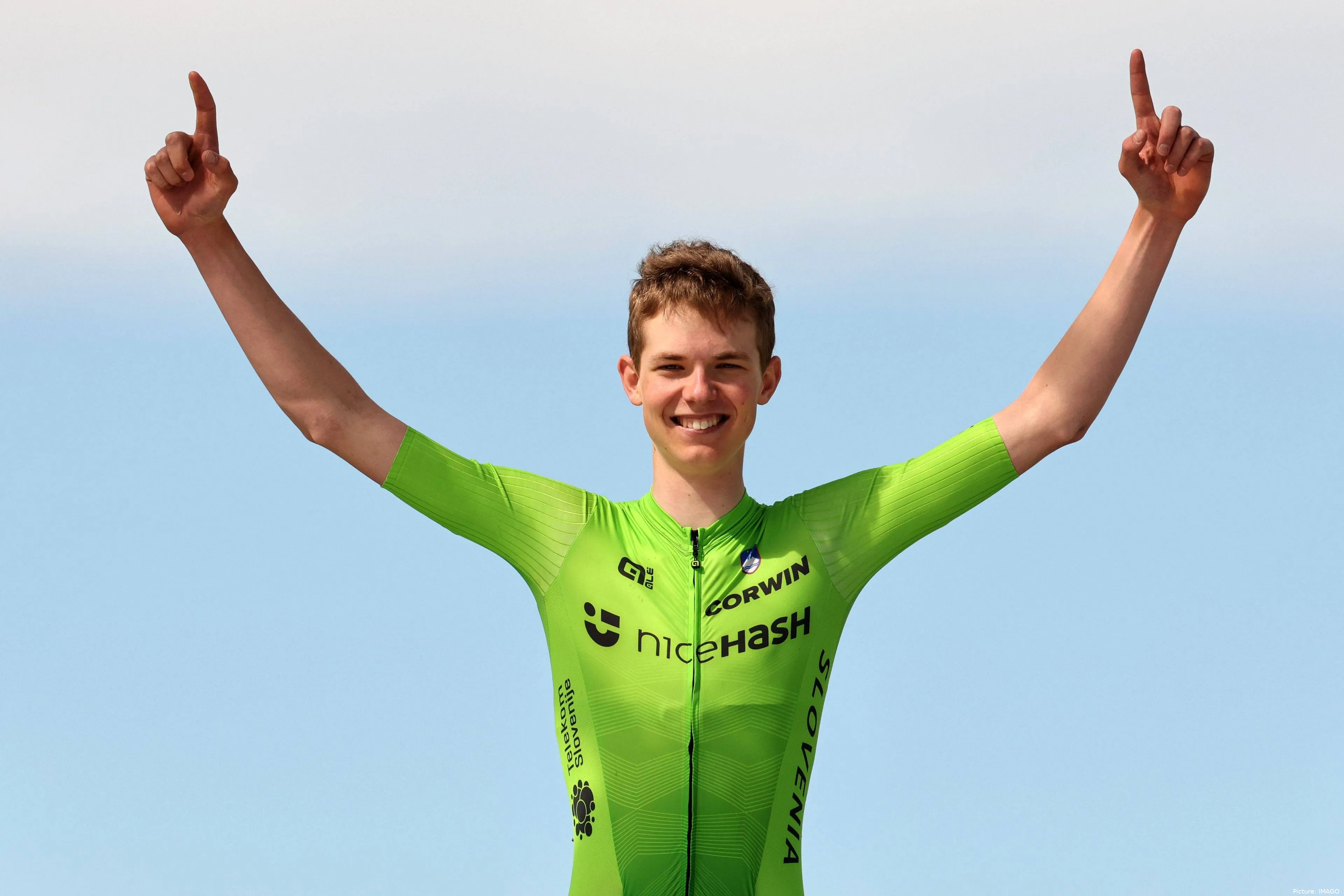 Jakob Omrzel es una de las grandes esperanzas del ciclismo esloveno