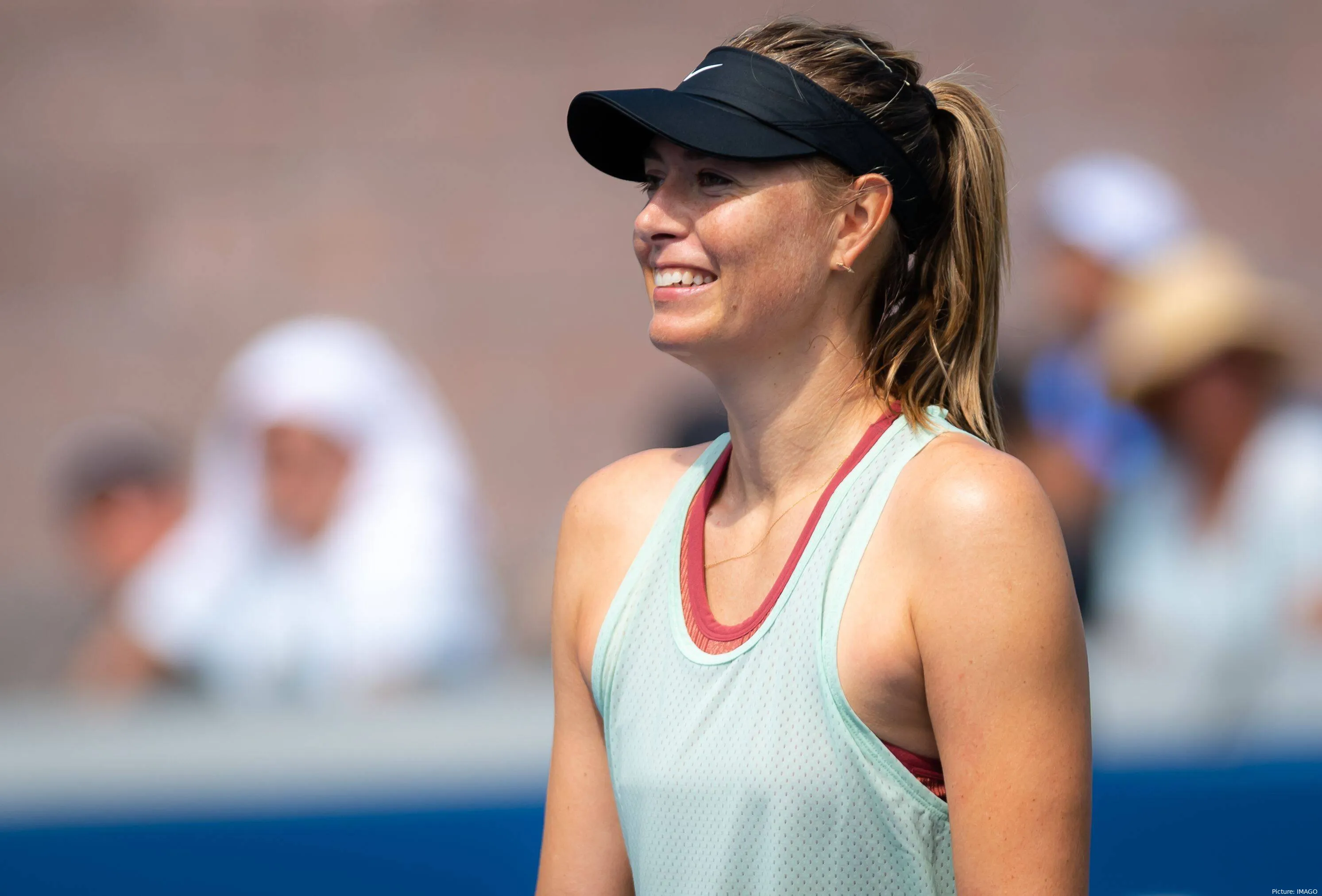 maria sharapova us open training 2019