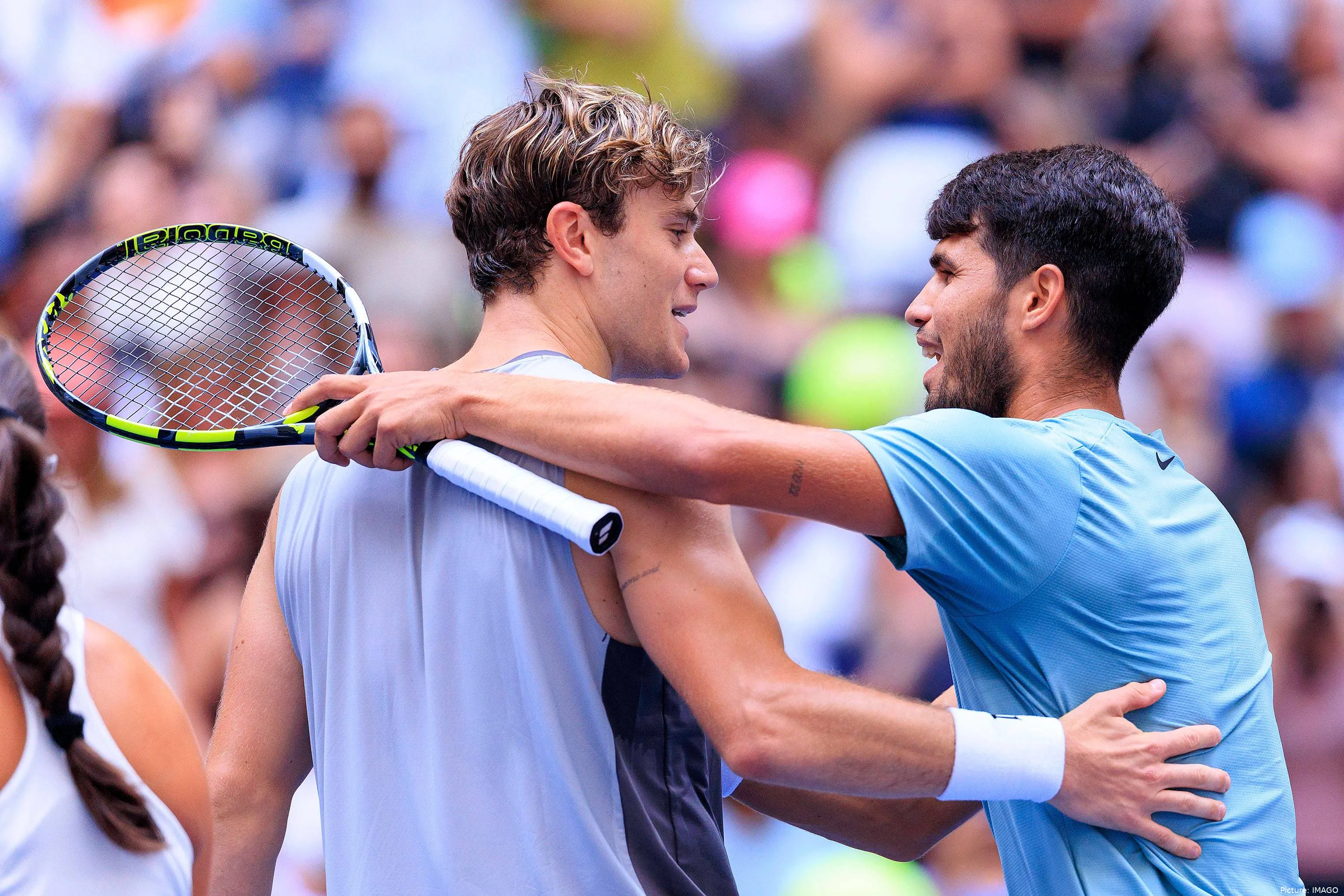 Jack Draper and Carlos Alcaraz faced off against each other at the 2025 US Open mixed doubles