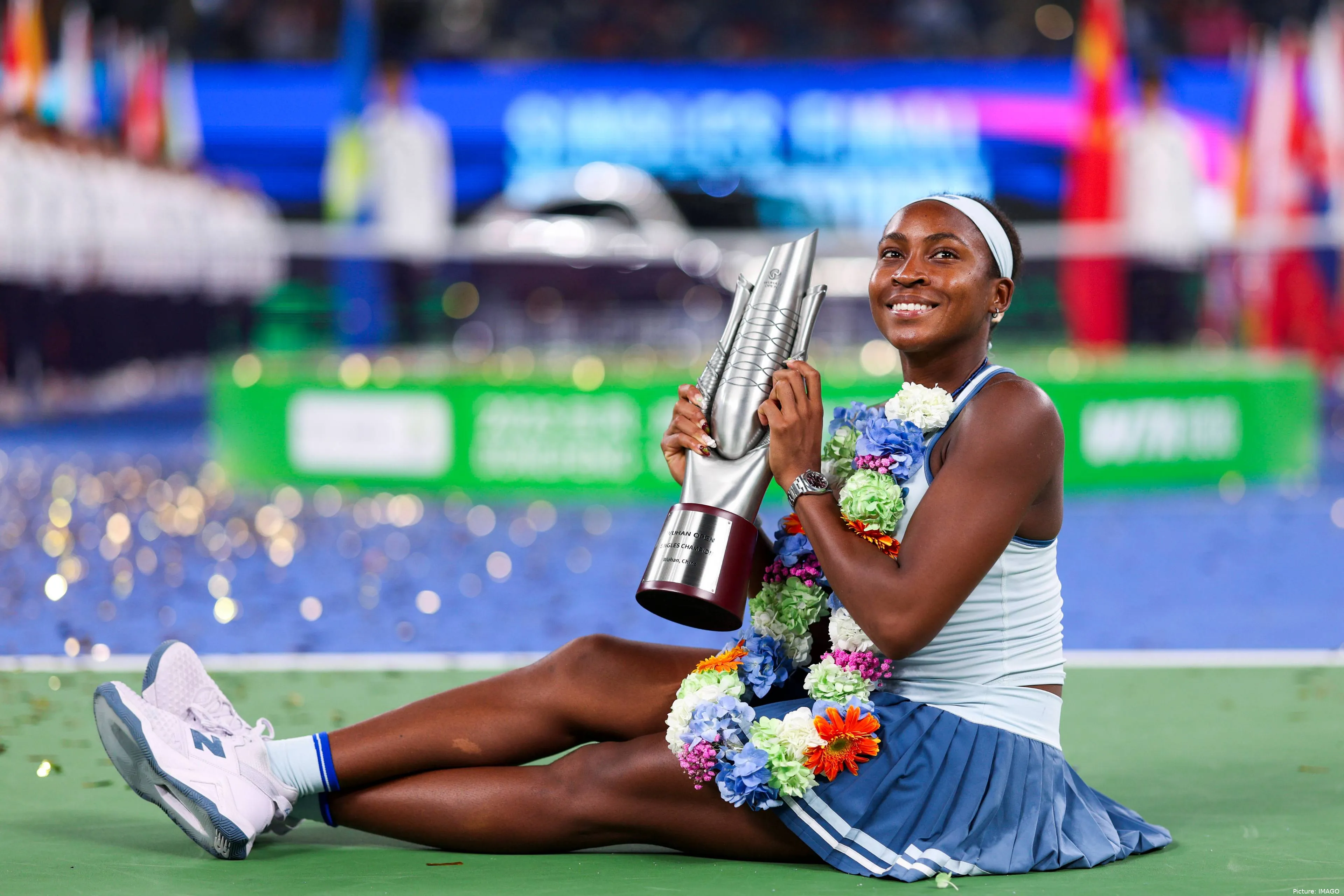 Coco Gauff won her fourth WTA 1000 title at Wuhan Open