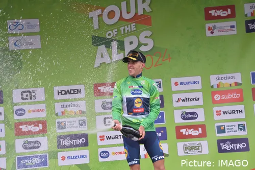 Juanpe López, ganador del pasado Tour de los Alpes.